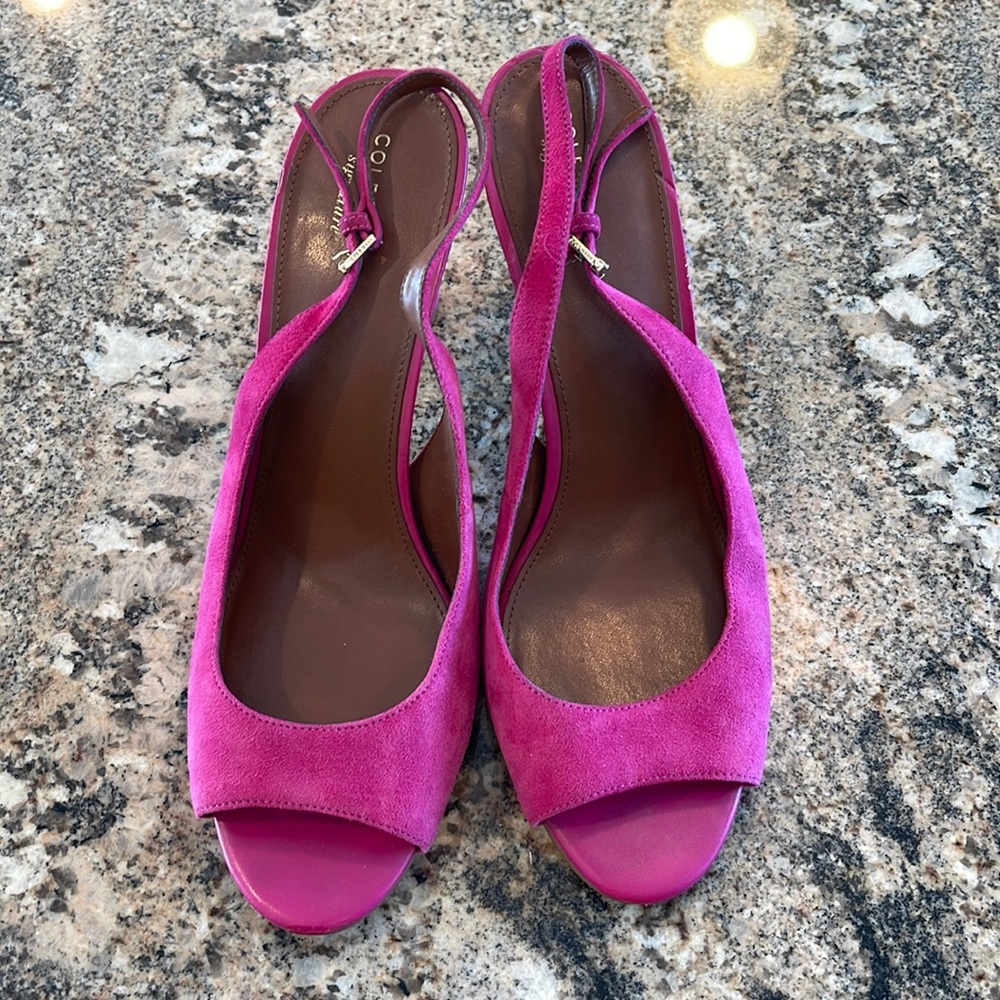 Cole Haan hot pink heels size 11
